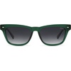 image:imageSOJOS Retro Small Polarized Cat Eye Sunglasses for Women SJ2719Transparent Green  Brown