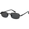 image:imageSOJOS Rectangle Polarized Sunglasses for Women Men SJ1275BlackGrey