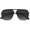 image:imageSOJOS Aviator Sunglasses for Women amp Men Square Polarized Lens SJ2229BlackGrey