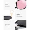 image:imageSOJOS Aviator Sunglasses for Women amp Men Square Polarized Lens SJ2229BlackPink