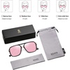 image:imageSOJOS Aviator Sunglasses for Women amp Men Square Polarized Lens SJ2229BlackPink