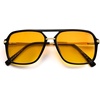image:imageSOJOS Aviator Sunglasses for Women amp Men Square Polarized Lens SJ2229BlackYellow