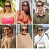 image:imageSOJOS Aviator Sunglasses for Women amp Men Square Polarized Lens SJ2229Brown Tortoise FrameBrown Grading Lens