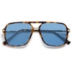 image:imageSOJOS Aviator Sunglasses for Women amp Men Square Polarized Lens SJ2229Brown TortoiseBlue