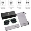 image:imageSOJOS Aviator Sunglasses for Women amp Men Square Polarized Lens SJ2229GreenGrey