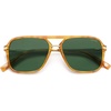 image:imageSOJOS Aviator Sunglasses for Women amp Men Square Polarized Lens SJ2229TortoiseGreen