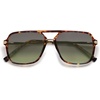 image:imageSOJOS Aviator Sunglasses for Women amp Men Square Polarized Lens SJ2229Yellow TortoiseGreen