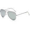 image:imageSOJOS Polarized Aviator Sunglasses for Men Women Classic Vintage SunniesBright Silver