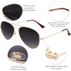 image:imageSOJOS Polarized Aviator Sunglasses for Men Women Classic Vintage SunniesGradient Grey