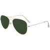 image:imageSOJOS Polarized Aviator Sunglasses for Men Women Classic Vintage SunniesGreen