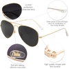 image:imageSOJOS Polarized Aviator Sunglasses for Men Women Classic Vintage SunniesGrey