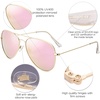 image:imageSOJOS Polarized Aviator Sunglasses for Men Women Classic Vintage SunniesPink