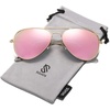 image:imageSOJOS Polarized Aviator Sunglasses for Men Women Classic Vintage SunniesPink