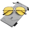 image:imageSOJOS Polarized Aviator Sunglasses for Men Women Classic Vintage SunniesYellow