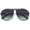 image:imageSOJOS Retro Oversized 70s Aviator Sunglasses Women Men SJ2693Green Frame Green Grading Lens