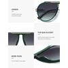 image:imageSOJOS Retro Oversized 70s Aviator Sunglasses Women Men SJ2693Green Frame Green Grading Lens