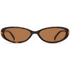 image:imageSOJOS Retro Polarized Oval Sunglasses for Women Men SJ2739C3 TortoiseBrown