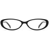 image:imageSOJOS Retro Polarized Oval Sunglasses for Women Men SJ2739C5 BlackAntiblue Light