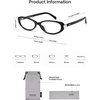 image:imageSOJOS Retro Polarized Oval Sunglasses for Women Men SJ2739C5 BlackAntiblue Light