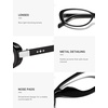 image:imageSOJOS Retro Polarized Oval Sunglasses for Women Men SJ2739C5 BlackAntiblue Light