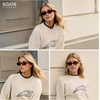 image:imageSOJOS Retro Polarized Oval Sunglasses for Women Men SJ2739C6 TortoiseAntiblue Light