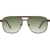 image:imageSOJOS Retro Square Polarized Aviator Sunglasses Womens Mens SJ1296BrownGreen