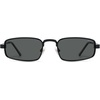 image:imageSOJOS Small Retro Rectangle Polarized Sunglasses Womens Mens SJ1297BlackGrey