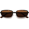 image:imageSOJOS Trendy Rectangle Polarized Sunglasses Womens Mens SJ1294BlackBrown