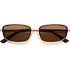 image:imageSOJOS Trendy Rectangle Polarized Sunglasses Womens Mens SJ1294GoldBrown