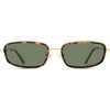 image:imageSOJOS Trendy Rectangle Polarized Sunglasses Womens Mens SJ1294GoldGreen