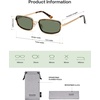 image:imageSOJOS Trendy Rectangle Polarized Sunglasses Womens Mens SJ1294GoldGreen
