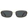 image:imageSOJOS Trendy Rectangle Polarized Sunglasses Womens Mens SJ1294GoldGrey