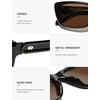 image:imageSOJOS Trendy Y2K Rectangle Polarized Sunglasses for Women SJ2741BlackBrown