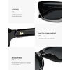 image:imageSOJOS Trendy Y2K Rectangle Polarized Sunglasses for Women SJ2741BlackGrey