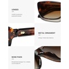 image:imageSOJOS Trendy Y2K Rectangle Polarized Sunglasses for Women SJ2741TortoiseBrown Gradient