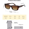 image:imageSOJOS Trendy Y2K Rectangle Polarized Sunglasses for Women SJ2741TortoiseBrown Gradient