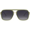 Transparent Green Frame/Grey Lens