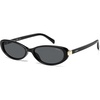 image:imageSOJOS Retro Polarized Oval Sunglasses for Women Men SJ2739C1 BlackGrey