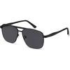 image:imageSOJOS Retro Square Polarized Aviator Sunglasses Womens Mens SJ1296BlackGrey