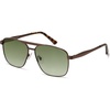 image:imageSOJOS Retro Square Polarized Aviator Sunglasses Womens Mens SJ1296BrownGreen