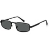 image:imageSOJOS Small Retro Rectangle Polarized Sunglasses Womens Mens SJ1297BlackGrey