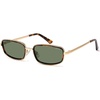 image:imageSOJOS Trendy Rectangle Polarized Sunglasses Womens Mens SJ1294GoldGreen