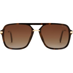 image:imageSOJOS Aviator Sunglasses for Women amp Men Square Polarized Lens SJ2229Brown Tortoise FrameBrown Grading Lens