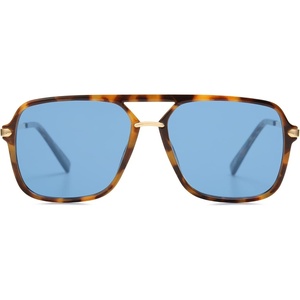 image:imageSOJOS Aviator Sunglasses for Women amp Men Square Polarized Lens SJ2229Brown TortoiseBlue