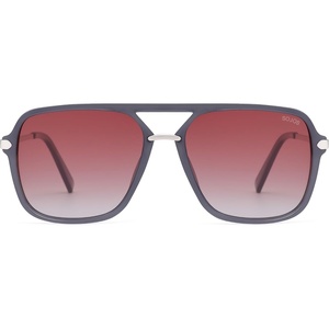 image:imageSOJOS Aviator Sunglasses for Women amp Men Square Polarized Lens SJ2229Grey FrameRed Lens