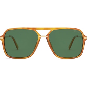 image:imageSOJOS Aviator Sunglasses for Women amp Men Square Polarized Lens SJ2229TortoiseGreen