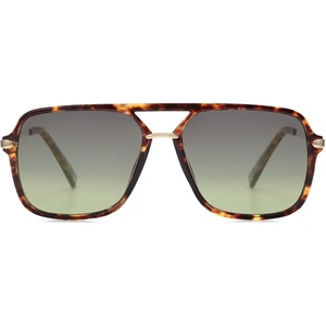 image:imageSOJOS Aviator Sunglasses for Women amp Men Square Polarized Lens SJ2229Yellow TortoiseGreen