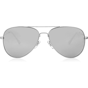 image:imageSOJOS Polarized Aviator Sunglasses for Men Women Classic Vintage SunniesBright Silver