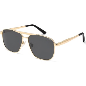 image:imageSOJOS Retro Square Polarized Aviator Sunglasses Womens Mens SJ1296GoldGrey