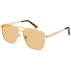 image:imageSOJOS Retro Square Polarized Aviator Sunglasses Womens Mens SJ1296GoldYellow